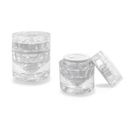 China 15g 30g Cosmetic Packaging Jar Airless Plastic Cream Jar With Two Sizes