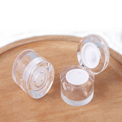 China Sturdy PMMA Clear Cosmetic Jars 36×30mm Eco Friendly Cosmetic Jars