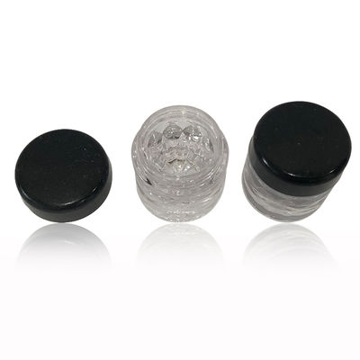 Mini Glitter Cosmetic Packaging Jar For Travel Or Samples Spilling Proof