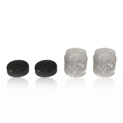 Mini Glitter Cosmetic Packaging Jar For Travel Or Samples Spilling Proof
