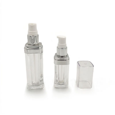 PMMA Foundation Cosmetic Packaging Bottle 33.5*97mm Leak Free