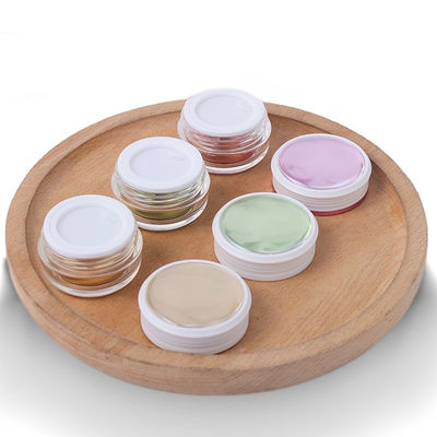 China PMMA Empty Cosmetic Cream Jars With Screw Cap Eco Friendly