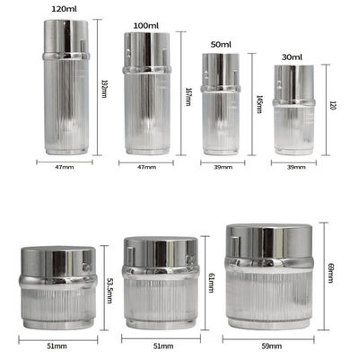 China Exquisite Personal Care Cosmetic Bottle Set Customizable High Durability