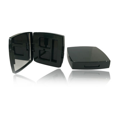 China Fashionable Durable Black Empty Compact Powder Case Non Leakage