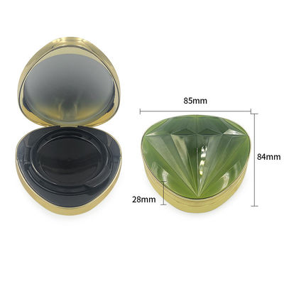 China Transparent Round Snap Closure Cushion Foundation Case With Dewy Finish