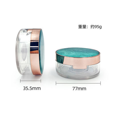 Customizable Transparent Recyclable Loose Powder Case with Logo - Mini Size for Compact Powder