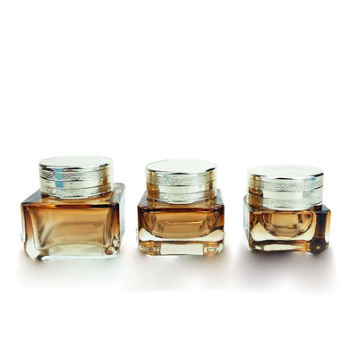 Good price 44.5*43mm Glass Cosmetic Packaging Bottle Custom Logo OEM ODM online